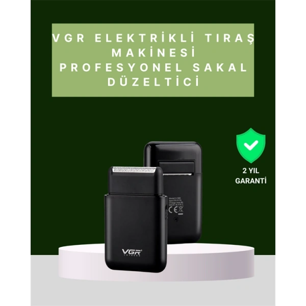 USB Şarjlı Traş Makinesi – Piston + Ağ Başlık, 600 mAh Batarya