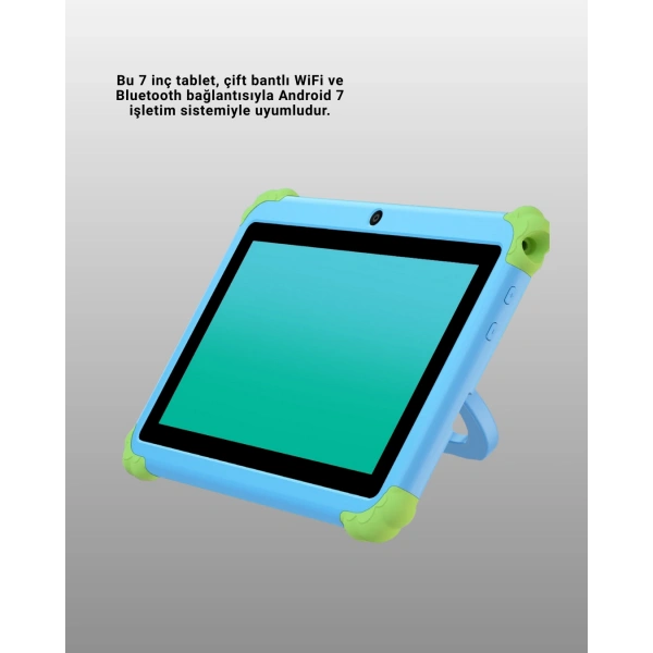 7 İnç Android Tablet WiFi Bluetooth ve Çift Kamera Destekli