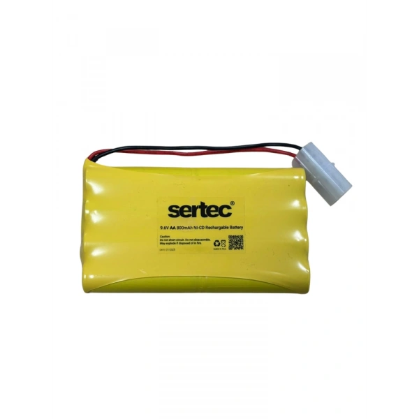 SERTEC 9.6V 8S1P AA 800 MAH KABLO + TAMİYA KONNEKTÖRLÜ OYUNCAK PİLİ