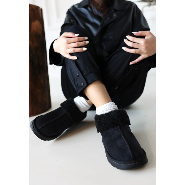 Abby Siyah Süet Bot