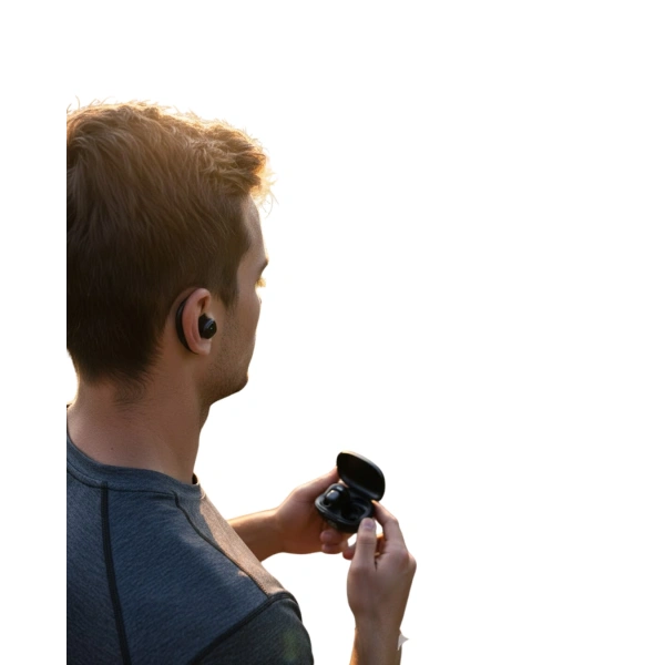 Açık Tasarım Kablosuz Bluetooth Spor Kulaklık LED Ekranlı