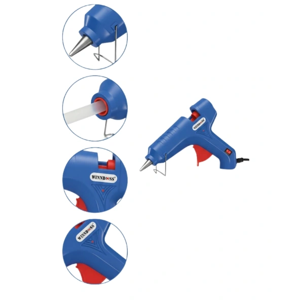 Ağır Hizmet Tipi 100 W Silikon Tabancası 11 mm Uyumlu 5 Silikon Hediyeli