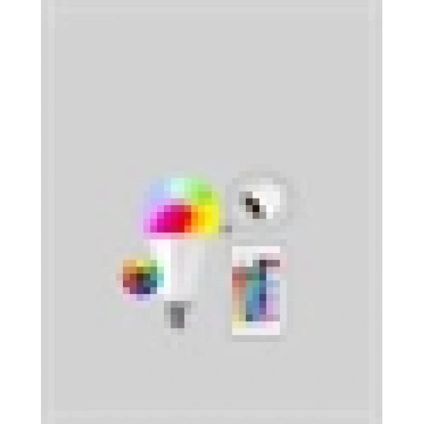 Akıllı 9W RGBW LED Ampul, tasaruflu romantik ışıklı