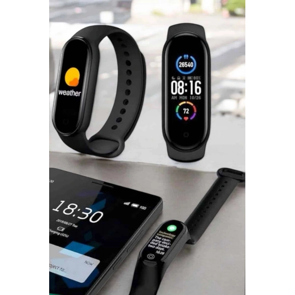 Akıllı Bileklik Fitness ve Sağlık İçin Akıllı Bileklik Adım Sayar, Kalp Atışı, Uyku İzleme