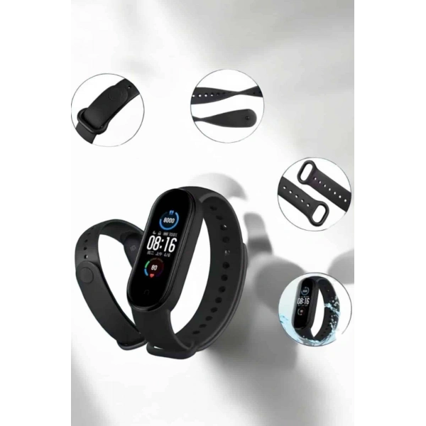 Akıllı Bileklik Su Geçirmez Bileklik, Uzun Pil Ömrü ve Hızlı Şarj Özelliği