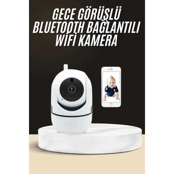Akıllı Güvenlik Kamerası HD Görüntü Kalitesi Hareket Algılama Wifi Kamera