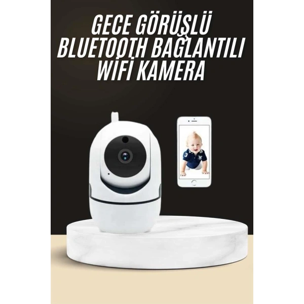 Akıllı Güvenlik Kamerası HD Görüntü Kalitesi Hareket Algılama Wifi Kamera