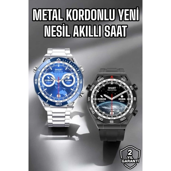 Akıllı Saat 2024 Model Arama Cevaplayan Uyku ve Sağlık Takibi