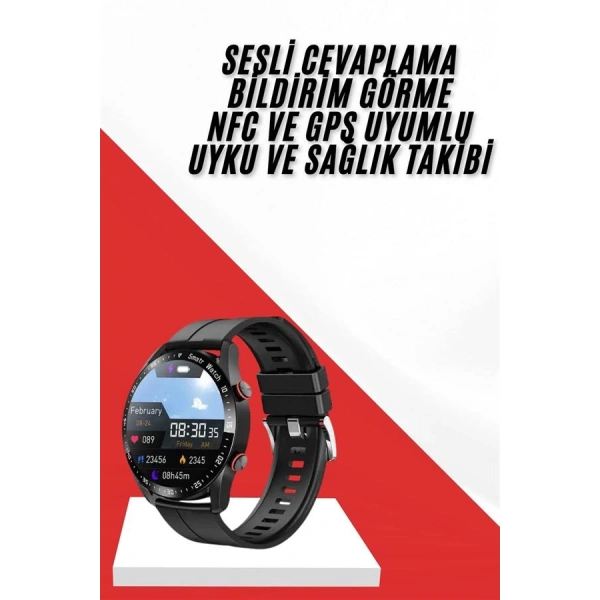 Akıllı Saat 3 Kordon Akıllı Saat Android ve İOS Uyumlu Uzun Ömürlü Titreşimli