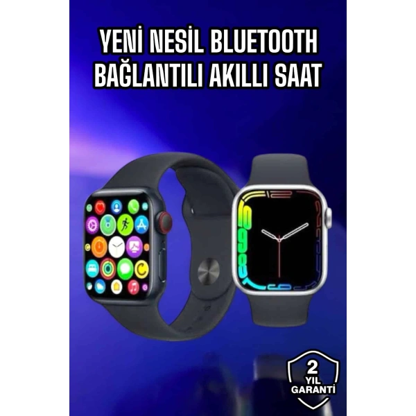 Akıllı Saat Amoled Ekran Yeni Nesil Bluetooth Bağlantılı