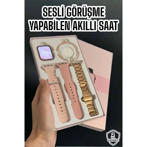 Akıllı Saat Bluetooth Bağlantılı Aksesuar Hediyeli GPS Takibi