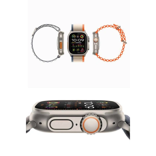 Akıllı Saat Bluetooth Bağlantılı NFC ve GPS Uyumlu Nabız Ölçer Sesli Görüşme