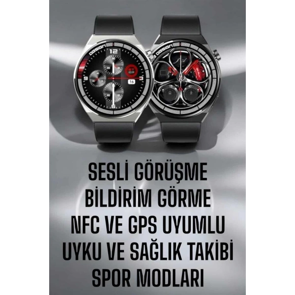 Akıllı Saat GPS VE NFC Özelliği Sesli Görüşme Dokunmstik Ekran