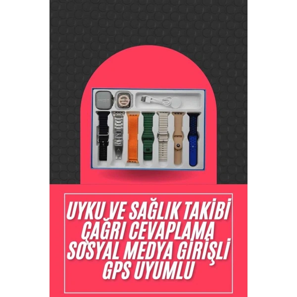 Akıllı Saat Unisex Akıllı Saat Çoklu Kordon Seçeneği Çelik Kordon Plastik Kordon