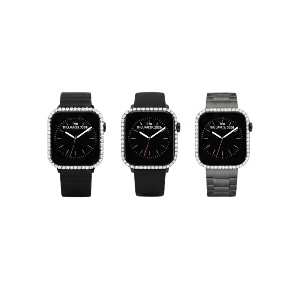 Akıllı Saat Uyumlu Çoklu Kordon ve Aksesuar Seti