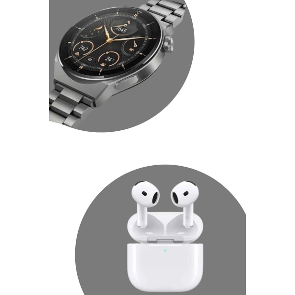 Akıllı Saat ve Kulaklık Seti Bildirim Görme Arama Cevaplama ANC Özelliği