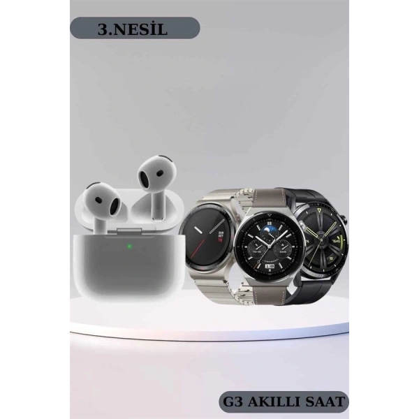 Akıllı Saat ve Kulaklık Seti Bildirim Görme Arama Cevaplama ANC Özelliği