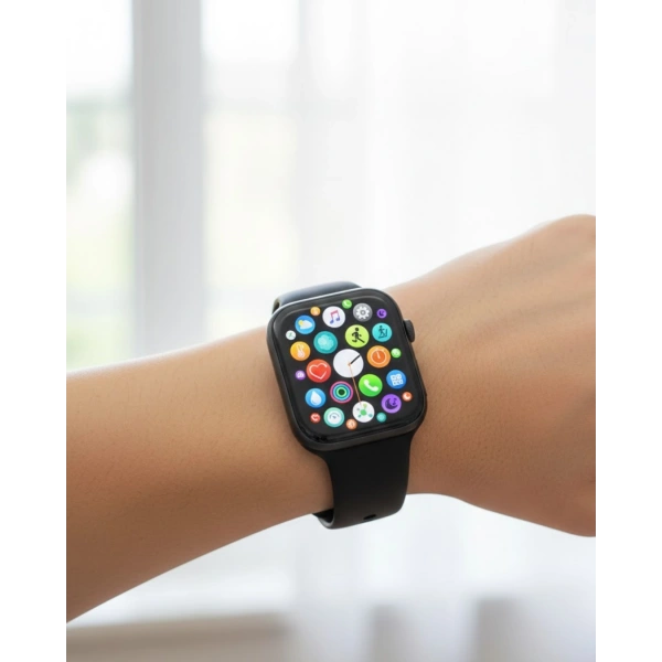 Akıllı Saat Yeni Nesil Android ve İOS Uyumlu Titreşim Modlu Alarm Kronometre