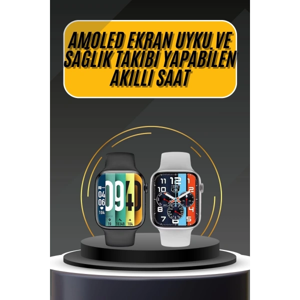 Akıllı Saat Yeni Nesil Android ve İOS Uyumlu Titreşim Modlu Alarm Kronometre