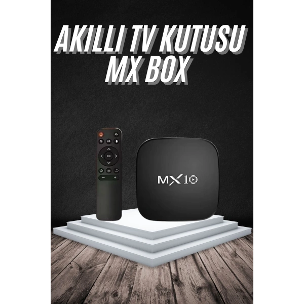 Akıllı TV kutusu Mx Box Android 7.1 TV kutusu 2.4G Wifi