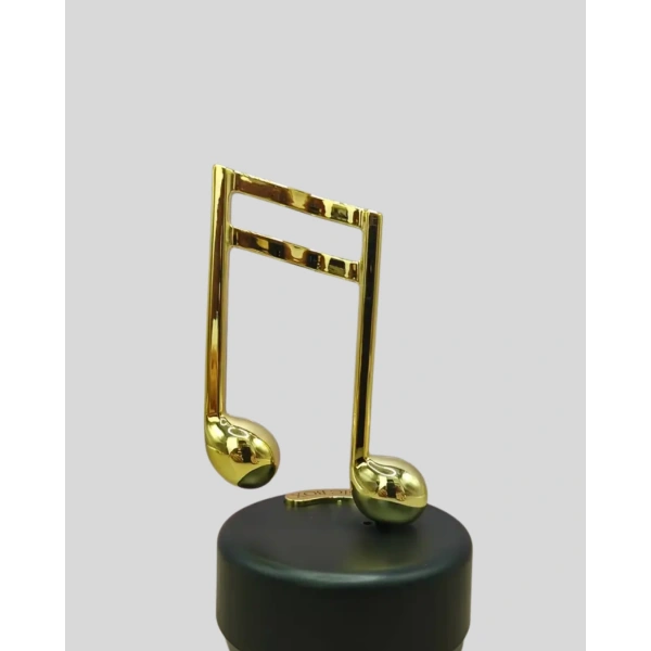 Altın Nota Figürlü Müzik Kutusu