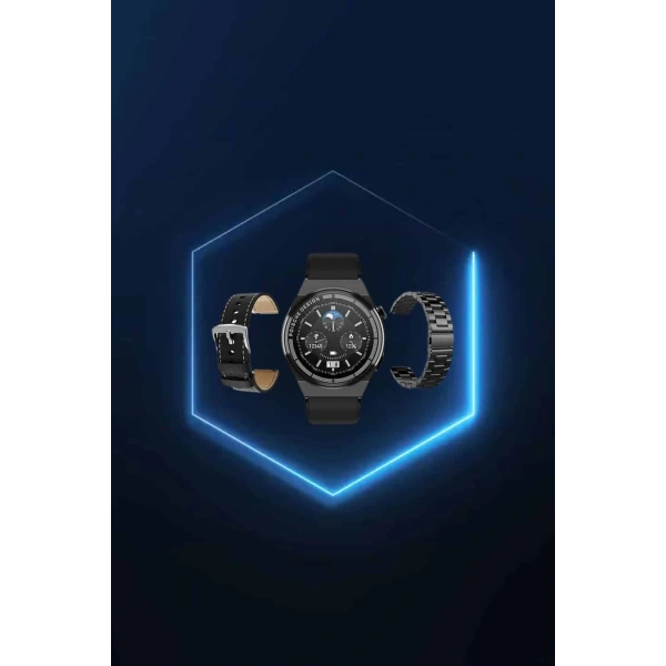 ANC Özellikli Bluetooth Kulaklık ve Amoled Ekran Akıllı Saat Uyku ve Sağlık Takibi Nabız Ölçer