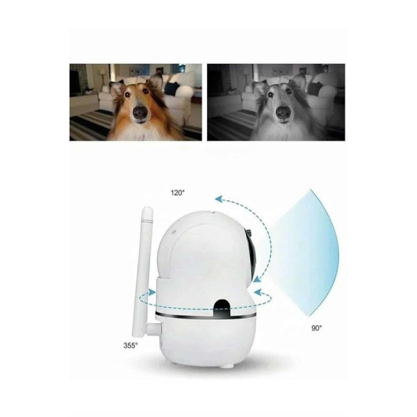 Anlık Bildirimli Hareket Sensörlü Full HD Kamera