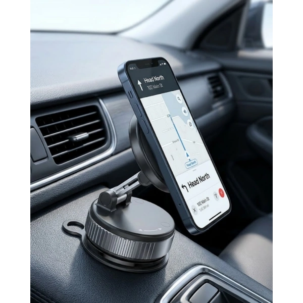 Araç İçi Manyetik Navigasyon Telefon Tutucu Güçlü Mıknatıslı Stand