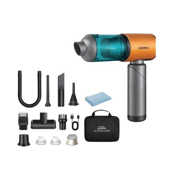 Araç İçin El Tipi Süpürge Güçlü Motor ve Uzun Pil Ömrü