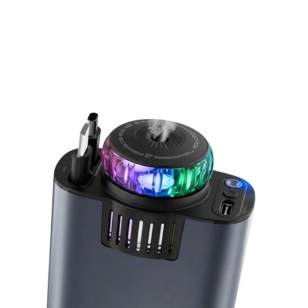 Araç İçin Hızlı Şarj Destekli Nemlendirici ve Koku Difüzörü