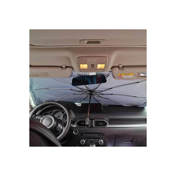Araç Şemsiyesi Bütün Araçlara Uyumlu Katlanabilir Şemsiye Güneşlik