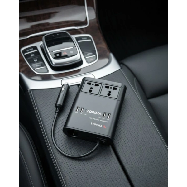 Araçta 220V Kullanım Sağlayan USB Destekli Güç İnvertörü