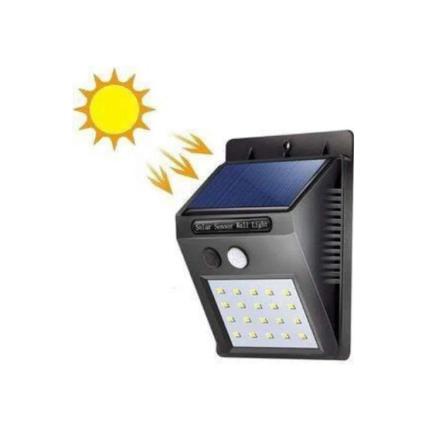 Bahçe Aydınlatması Güneş Enerjili Led Işık Lamba Sensörlü Dekoratif