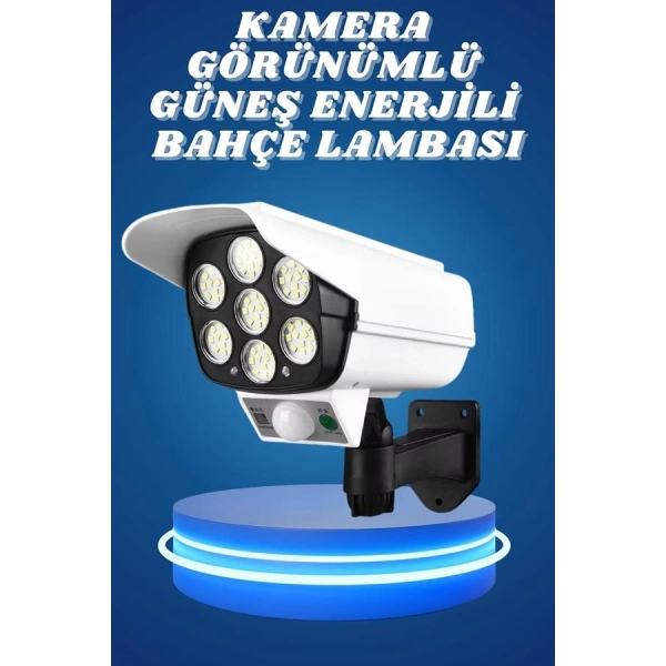 Bahçe Aydınlatması Hareket Sensörlü Led Aydınlatma Kamera Görünümlü