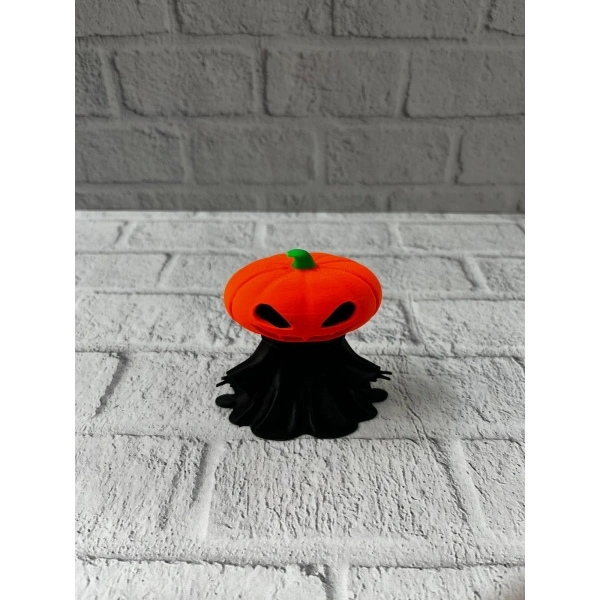 Balkabağı Figür 9cm Cadılar Bayramı Dekoratif Biblo