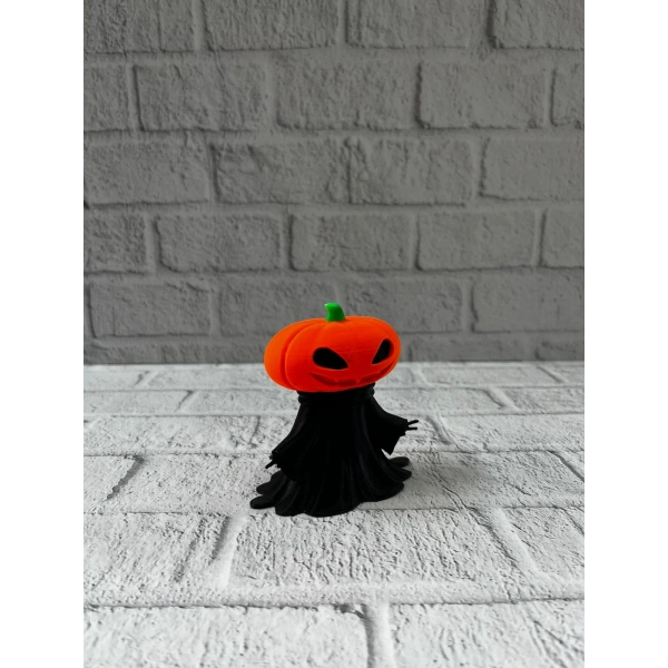 Balkabağı Figür 9cm Cadılar Bayramı Dekoratif Biblo