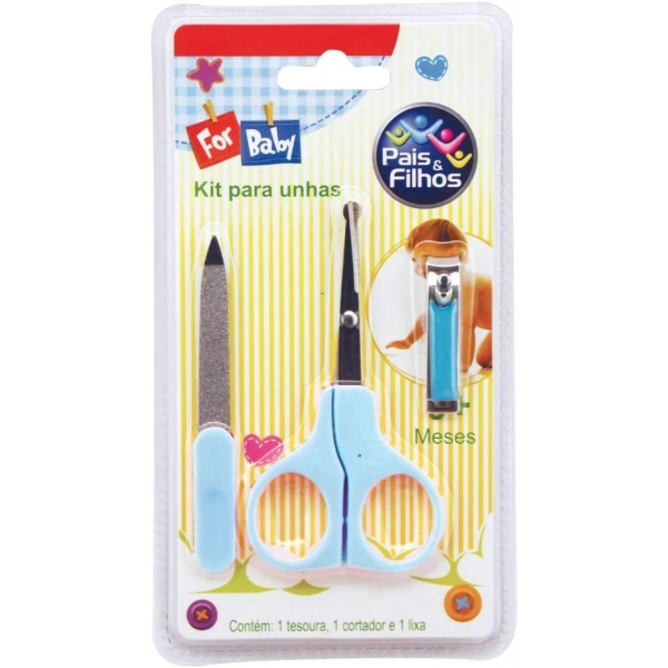Bebek Tırnak Bakım Seti - Mavi
