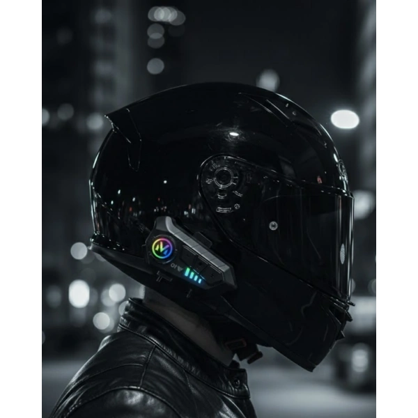 Bluetooth 5.3 Kask İçi Intercom Kulaklık 1000 m Mesafe 1000 mAh