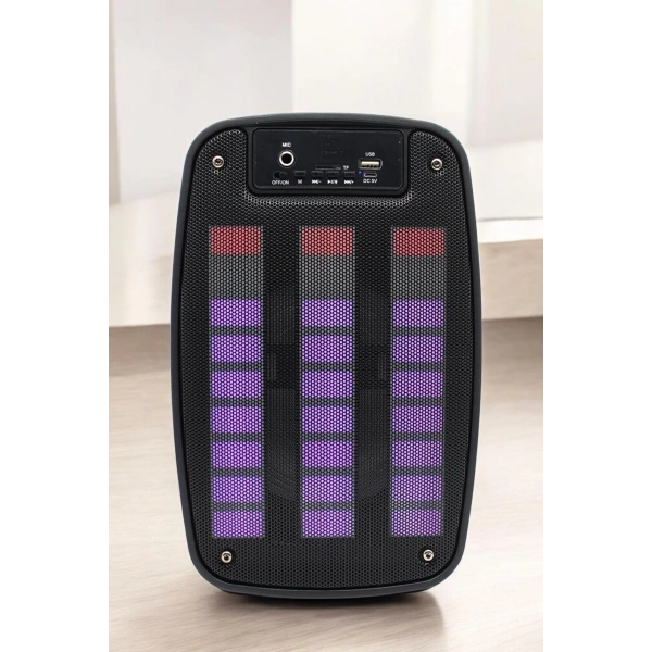 Bluetooth  Hoparlör Mikrofonlu Speaker Taşınabilir Şarjlı