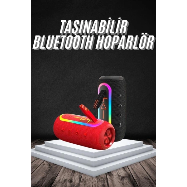 Bluetooth Hoparlör USB Şarjlı Uzun Pil Ömrü Android ve İOS Uyumlu Renkli
