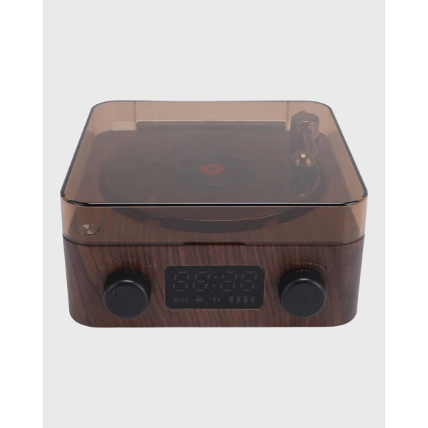 Bluetooth Hoparlörlü Gece Lambası Dijital Saat ve Ambiyans Işığı Çok Amaçlı