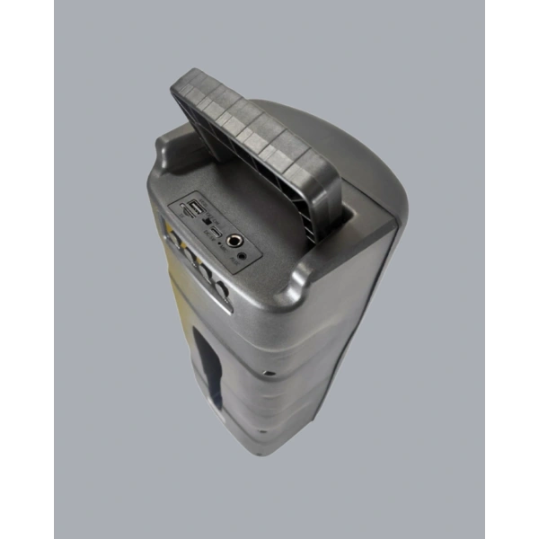 Bluetooth Işıklı Hoparlör – 2x5W Güç | USB + TF Kart + FM Radyo | Siyah Renk