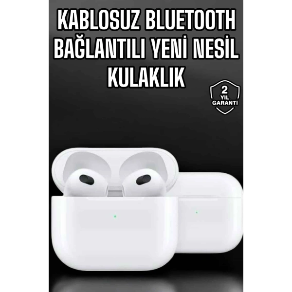 Bluetooth Kulaklık 3.Nesil Kablosuz Uzun Pil Ömrü Dokunmatik Kontrol