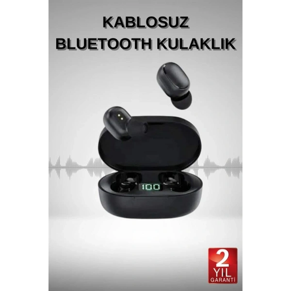 Bluetooth Kulaklık Dijital Göstergeli Yüksek Ses Kaliteli Uzun Pil Ömrü