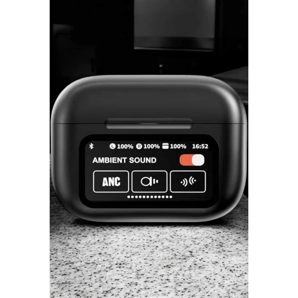 Bluetooth Kulaklık Kablosuz Ekranlı ANC/ENC Destekli Dokunmatik