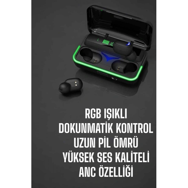 Bluetooth Kulaklık Powerbankli Yüksek Ses Kaliteli Şarj Göstergeli