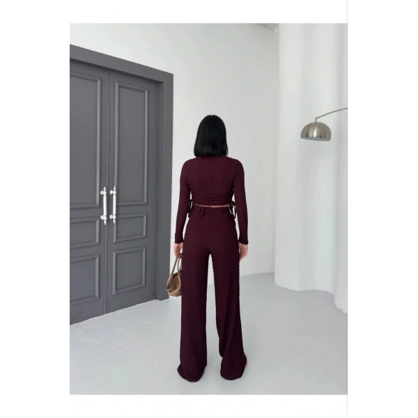 Bubble alt üst takım bordo pt510446