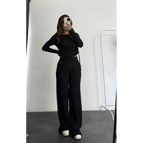 Bubble alt üst takım siyah pt510446