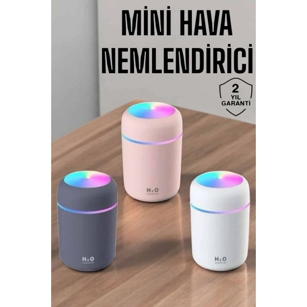 Buharlı Hava Nemlendirici Aromaterapi Renk Değiştirilebilir