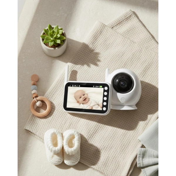 Canlı İzleme Özellikli Ortam Dinlemeli Bebek Monitörü